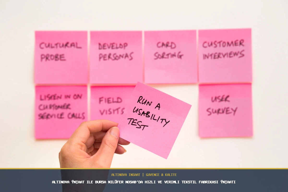 Altınova İnşaat ile Bursa Nilüfer NOSAB'da Hızlı ve Verimli Tekstil Fabrikası İnşaatı