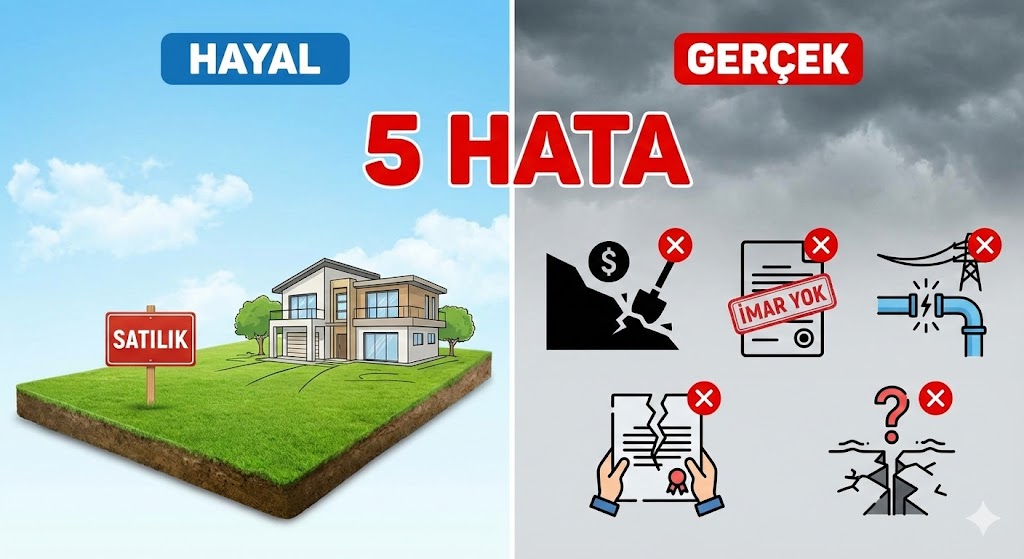 Arsa Alırken Dikkat Edilmesi Gerekenler: İmar, Eğim ve Zemin Tuzakları (2026 Rehberi)