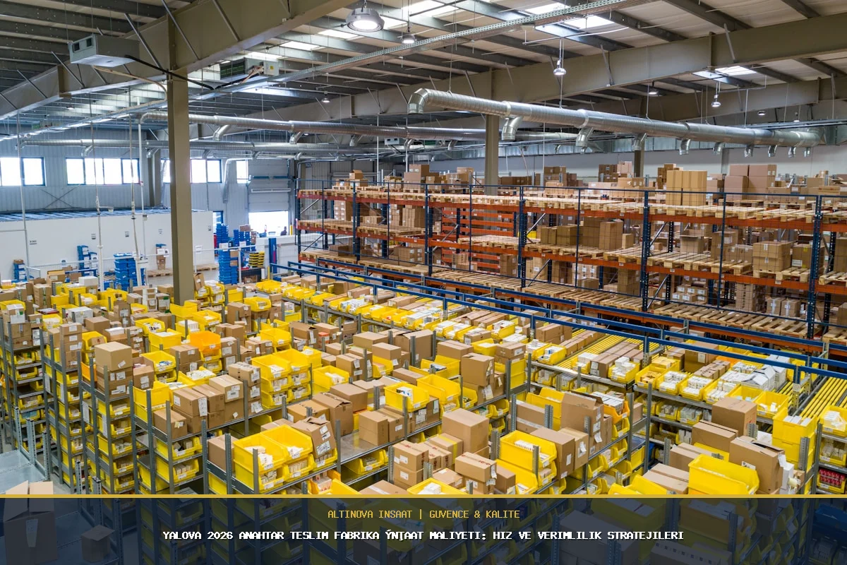 Yalova 2026 Anahtar Teslim Fabrika İnşaat Maliyeti: Hız ve Verimlilik Stratejileri