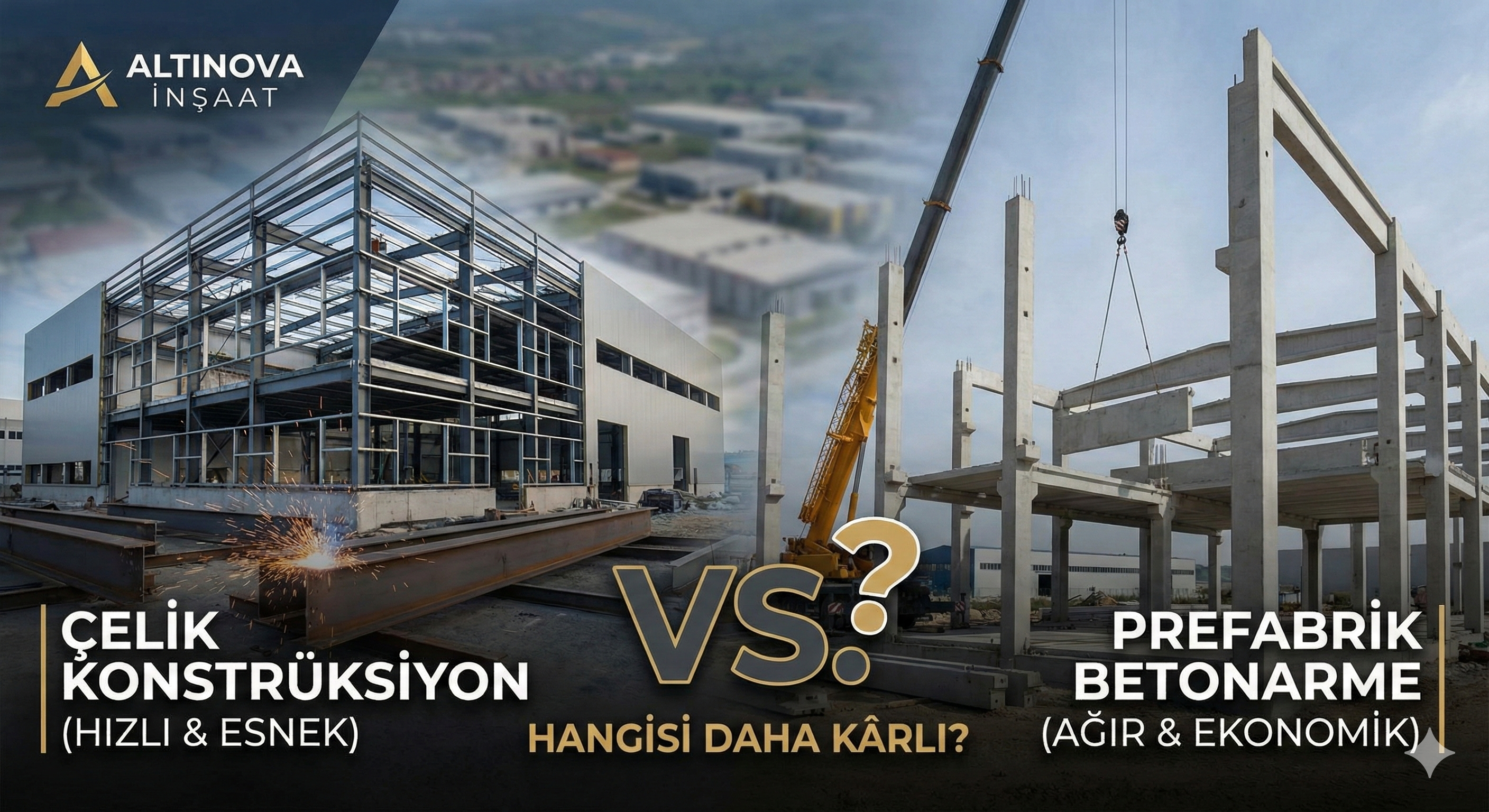 Yalova'da Fabrika mı Kuracaksınız? Çelik mi, Prefabrik Betonarme mi? İşte Cevabı!