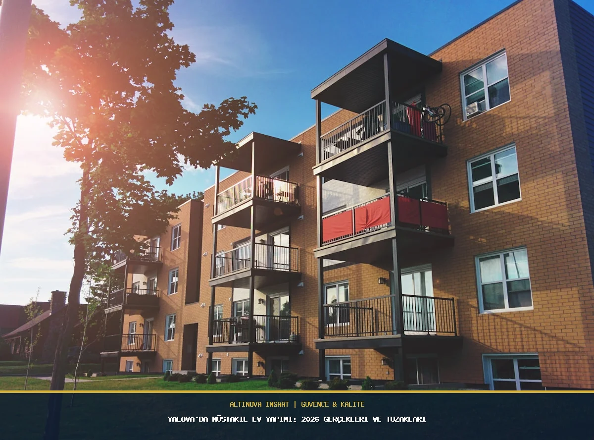 Yalova'da Müstakil Ev Yapımı: 2026 Gerçekleri ve Tuzakları