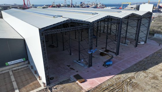 9700 M² 4 Hangarlı Çelik Yapı