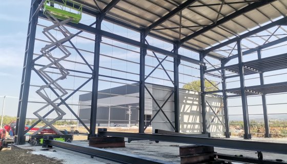 1300 M² 2 Hangarlı Çelik Yapı 